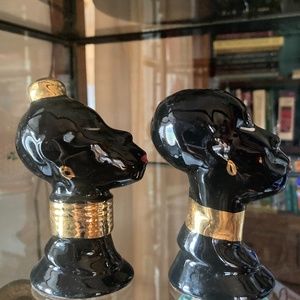 AFRICAN BLACK FIGURAL S & P